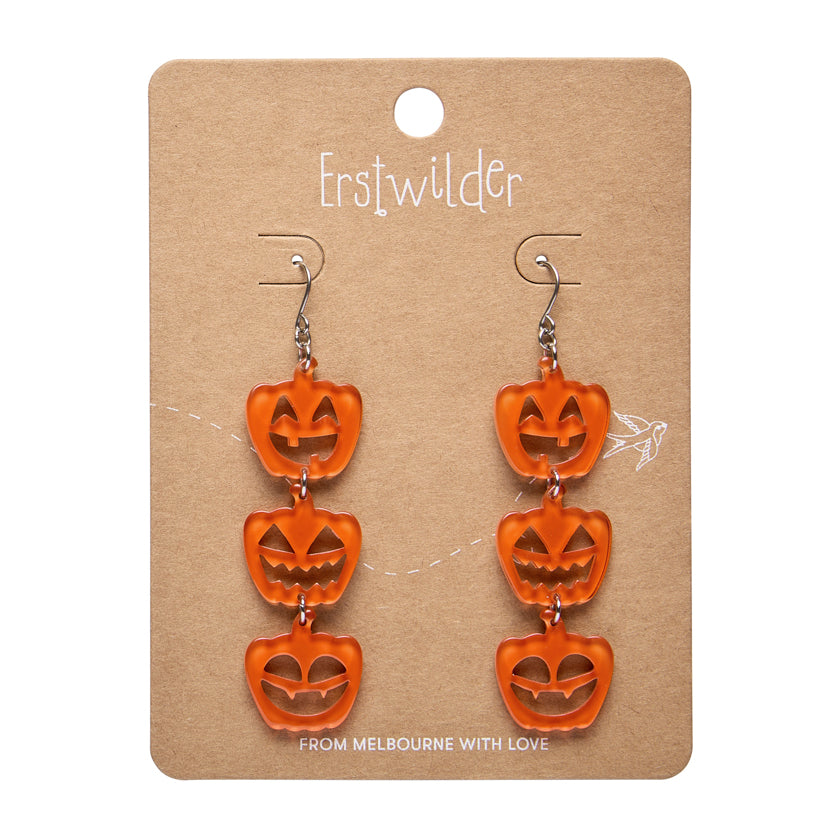 Halloween Pumpkins Drop Earrings