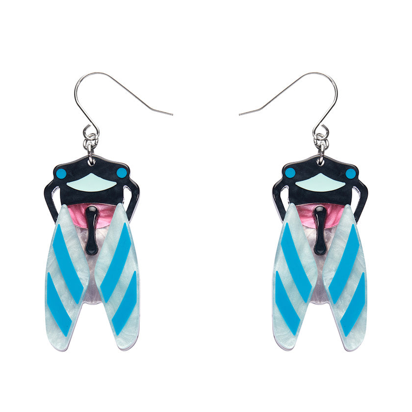 Deco Cicada Drop earrings