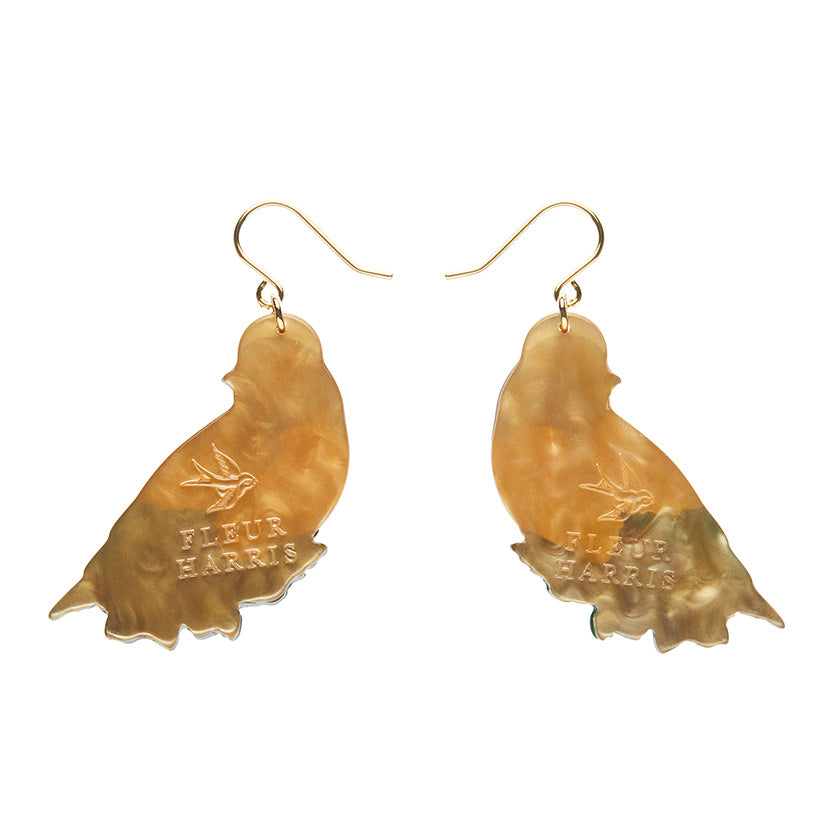 Wondrous Warbler Drop Earrings