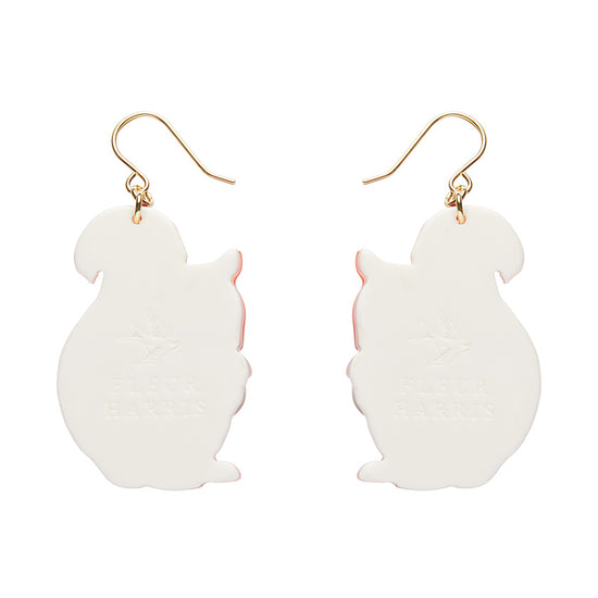 Cheeky Squirrel Drop Earrings