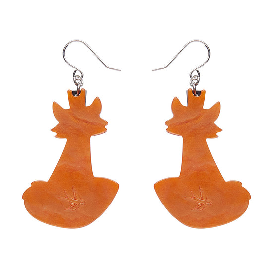 Felix the Fox Drop Earrings