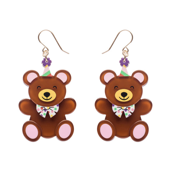 Grand Prize Teddy Drop Earrings