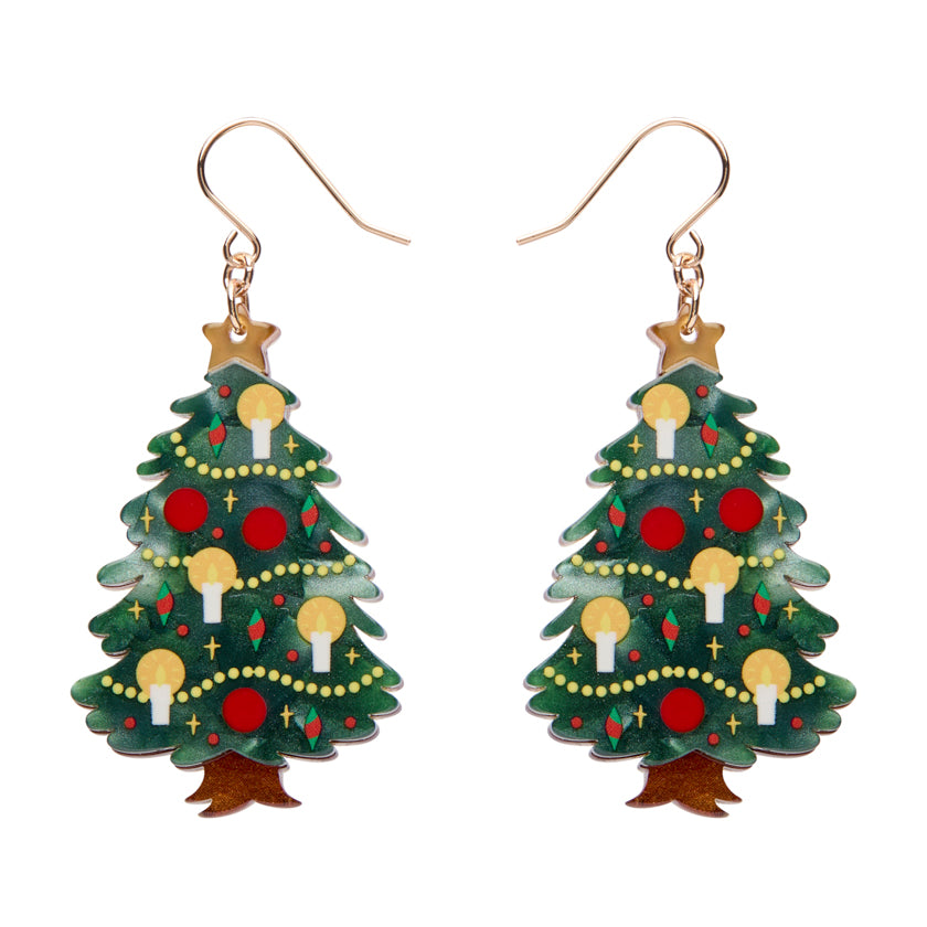 Christmas Tree Centre Piece Earrings