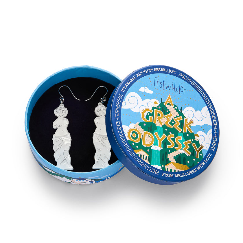 Marble Muse Drop Earrings