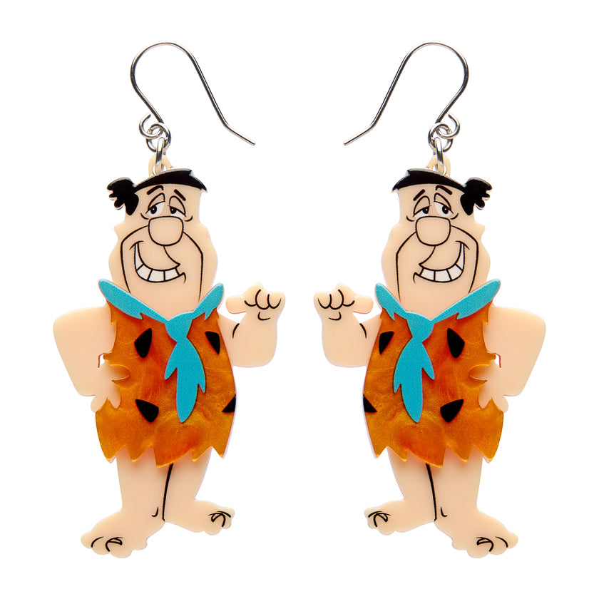 Fred Flintstone earrings