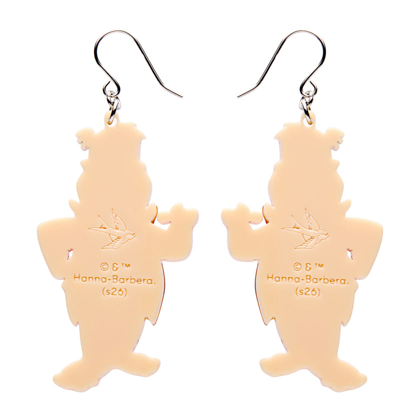 Fred Flintstone earrings