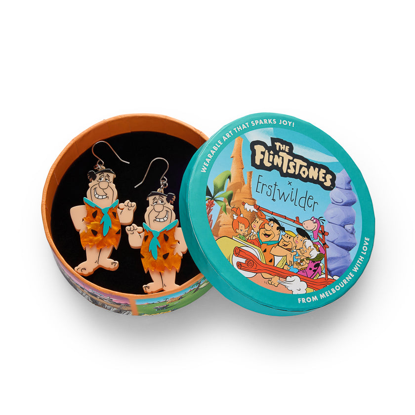 Fred Flintstone earrings