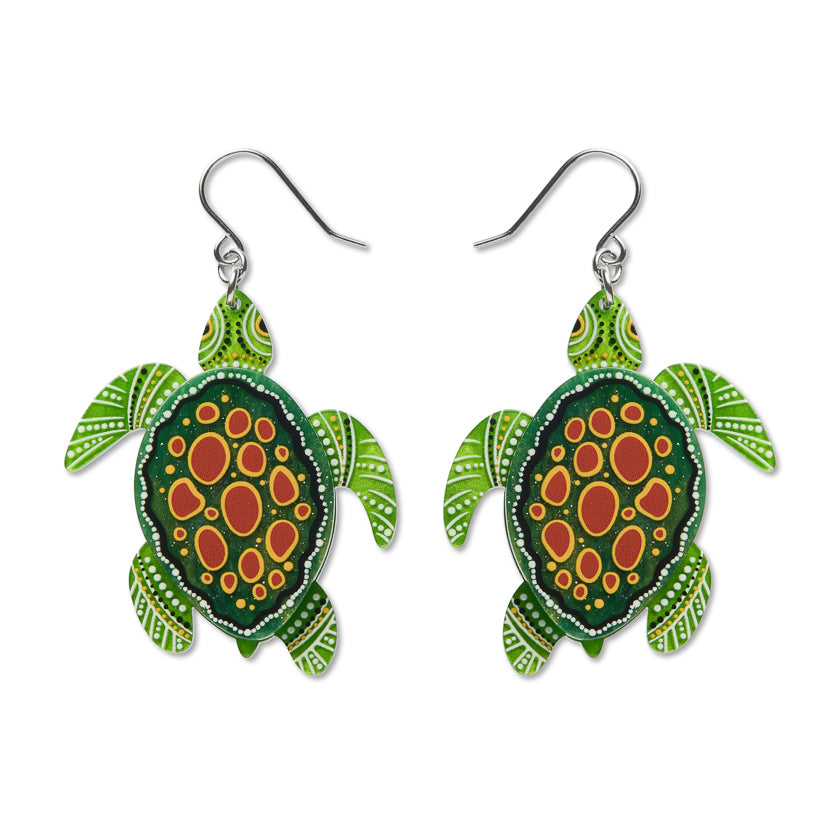 Yaunati (Turtle) Drop Earrings