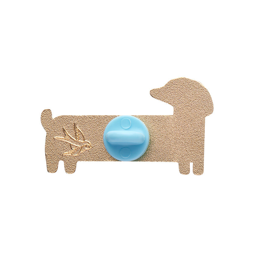 Load image into Gallery viewer, Long Dog Enamel Pin
