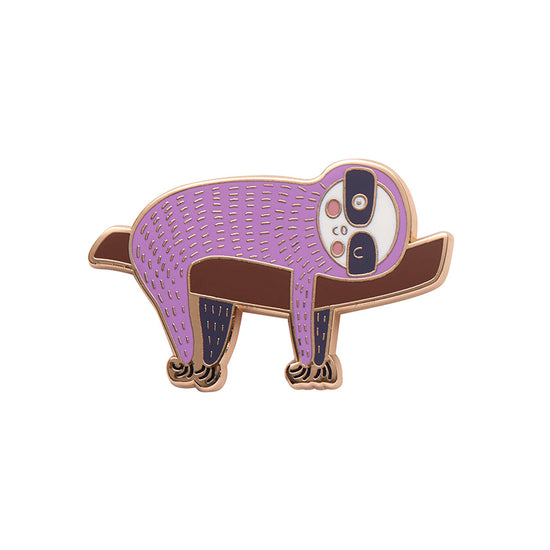Load image into Gallery viewer, A Little Sluggish Enamel pin
