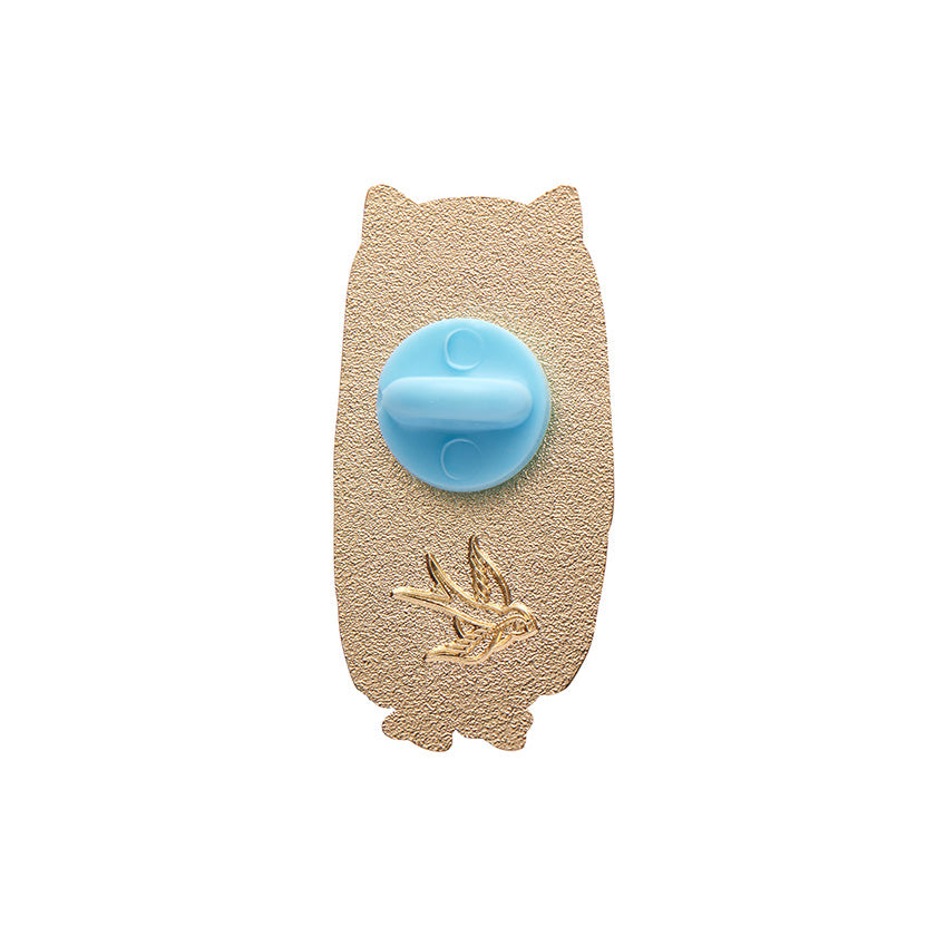 Feather Dress Enamel Pin