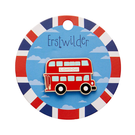 Double Decker Enamel Pin