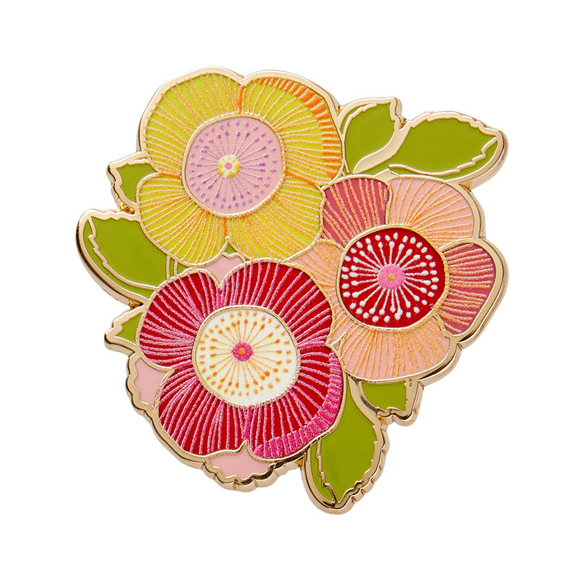 Pretty Poppies Enamel Pin