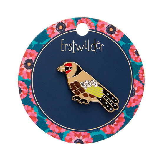 Go For Goldfinch Enamel Pin