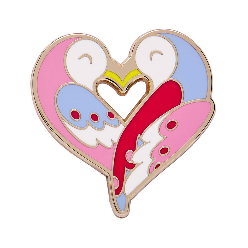 Nestled in Love Enamel Pin