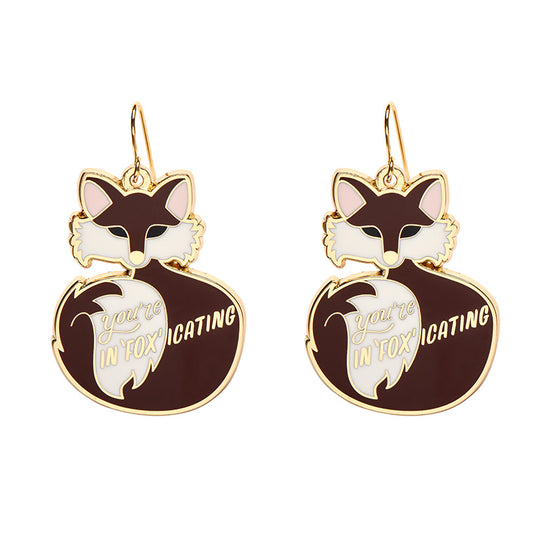 Load image into Gallery viewer, You&amp;#39;re Infoxicating Enamel Earrings SALE
