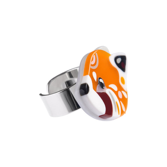 The Rakish Red Panda Ring - S or M SALE