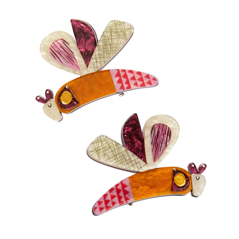 A Dragonfly Named Buzz Hair Clips (set of 2)