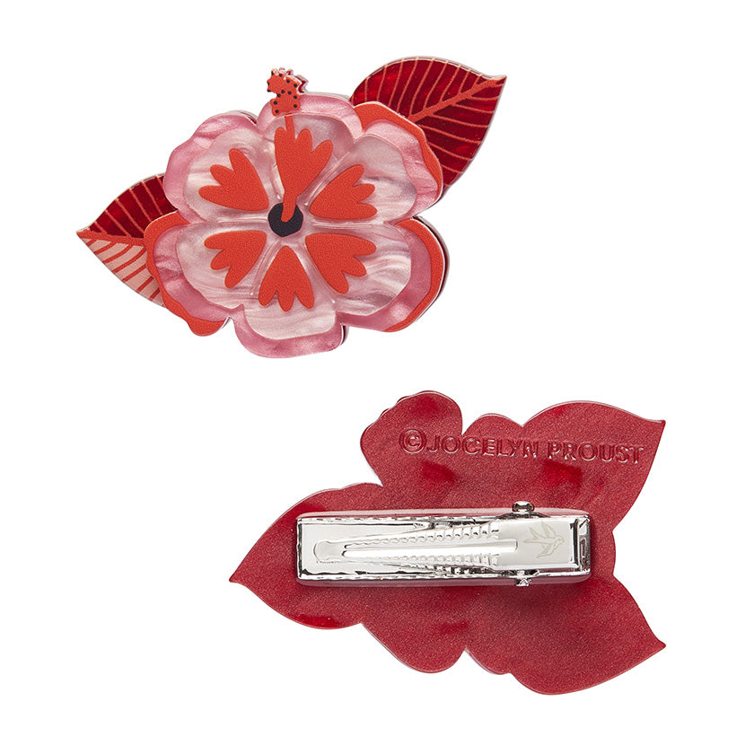 Halcyon Hibiscus Hair Clips Set