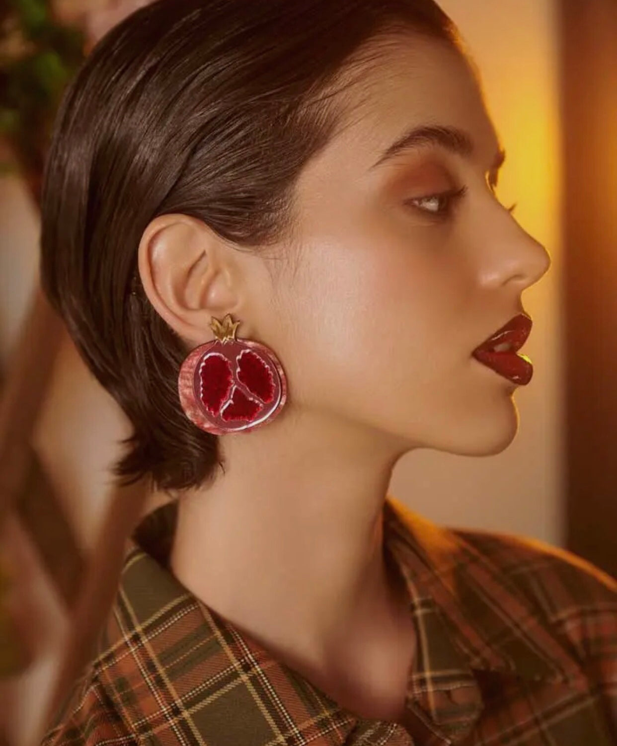 FDQ Pomegranate Earrings