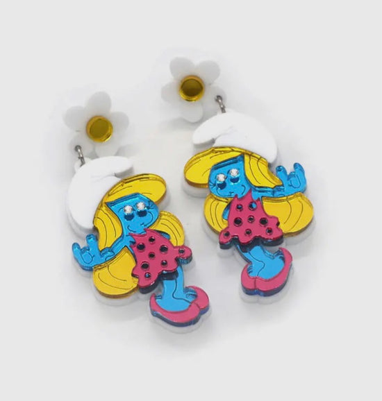 FDQ Smurfette Earrings