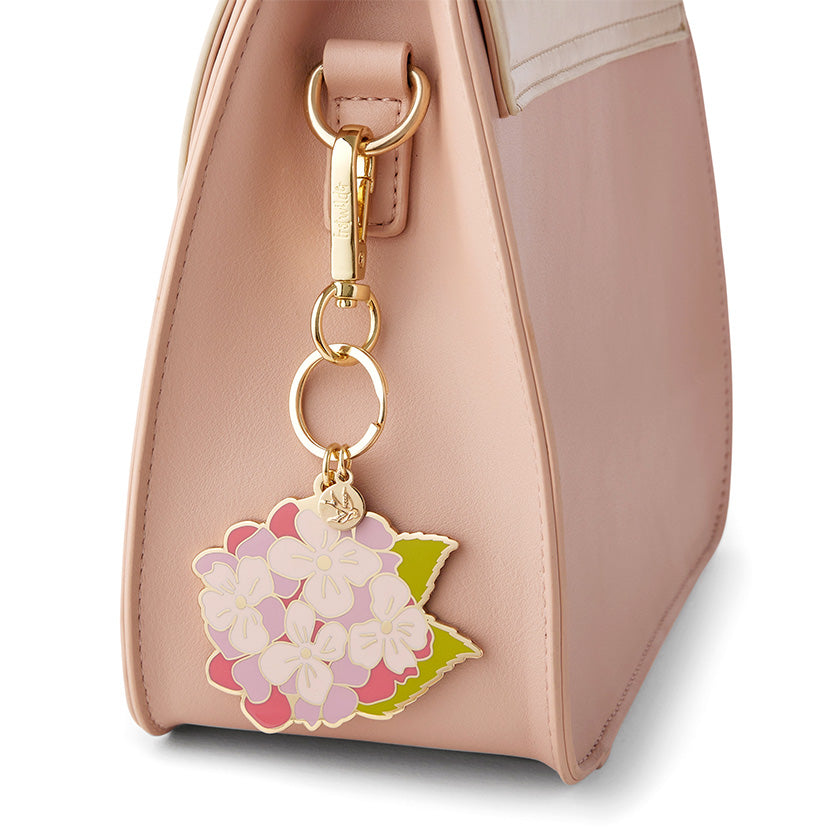 Load image into Gallery viewer, Heartfelt Hydrangea Key Ring / Bag Charm SALE

