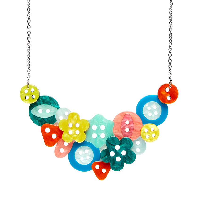 Cute As a Button Necklace