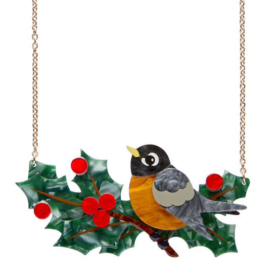 Ruby The Robin Necklace