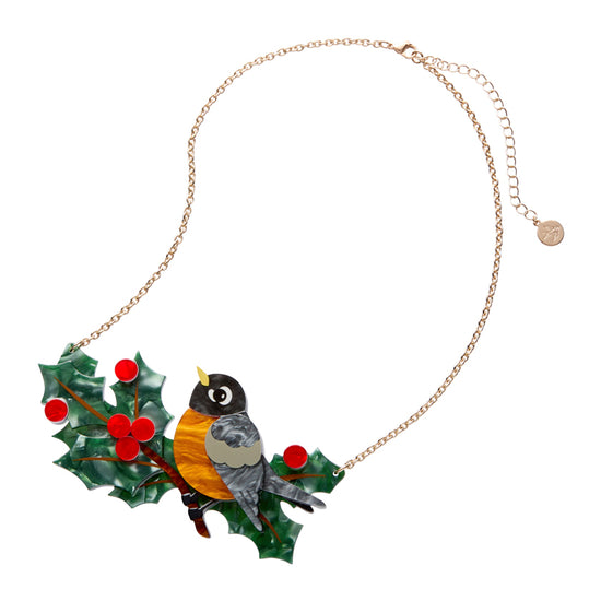 Ruby The Robin Necklace
