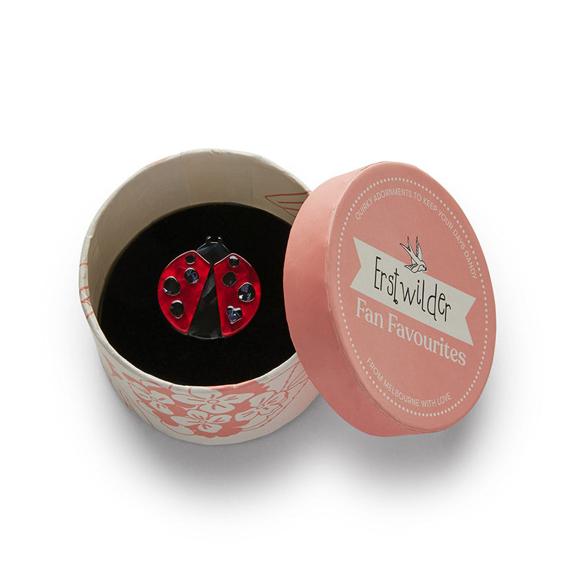 Lou-Lou Lady Bug Ring Size M