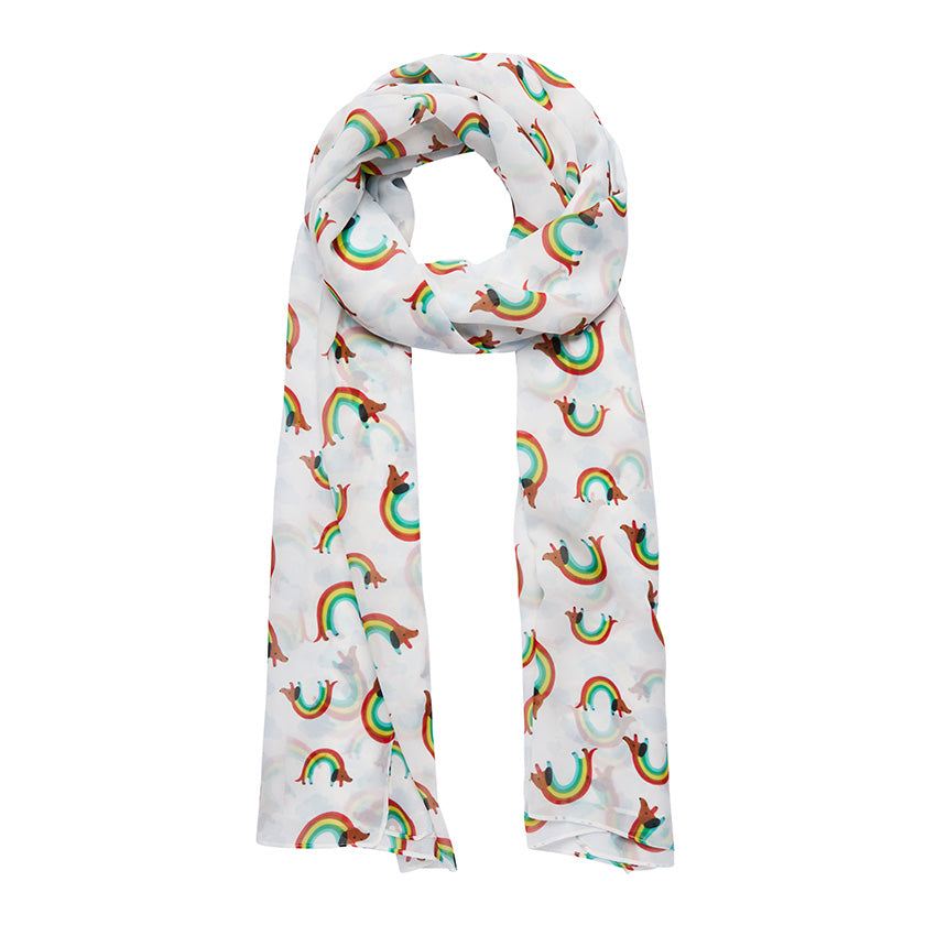 Load image into Gallery viewer, Rainbow Ruff Neck Scarf
