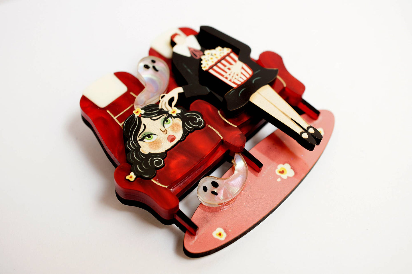 Horror Movie Brooch  - RESERVE NOW (stock expected around 16/9)