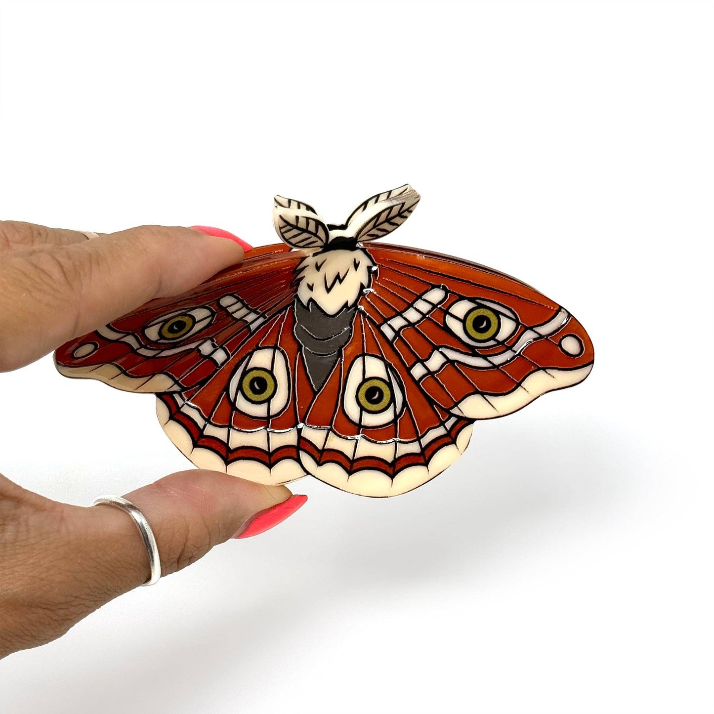 Clarice the Moth Hair Claw