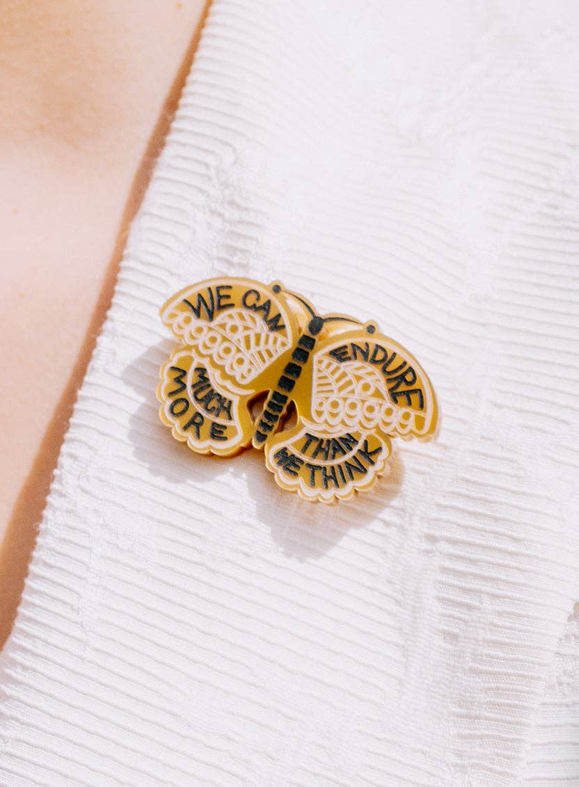 Frida Kahlo Butterfly Brooch - pre order expected before end of July