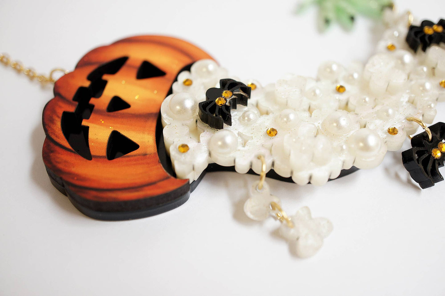 Halloween Popcorn Necklace  - RESERVE NOW (stock expected around 16/9)