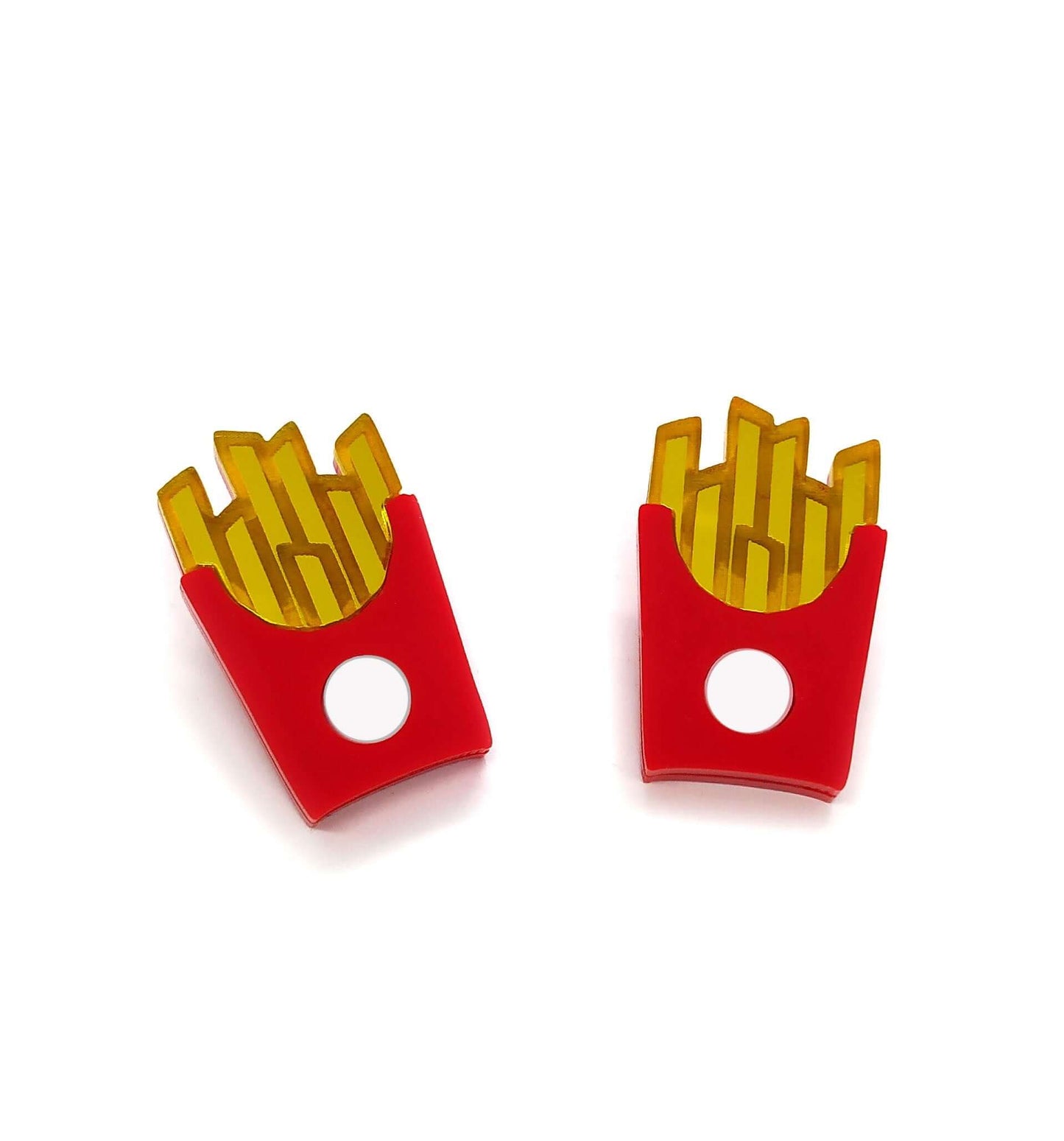 Fries Earrings (please ask about mini brooch version)