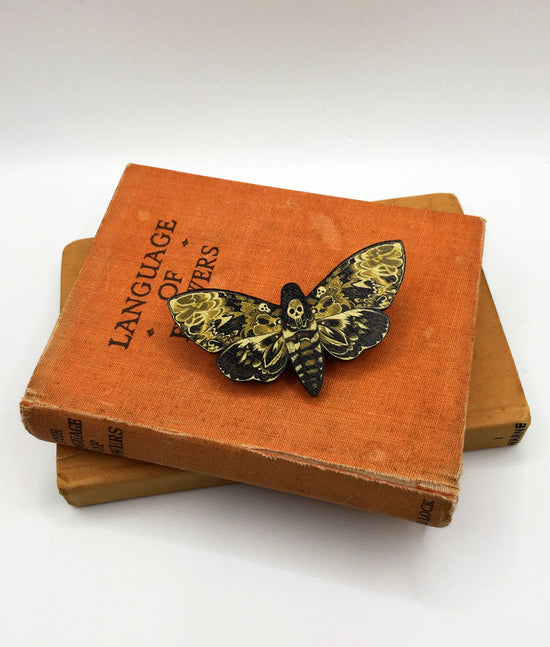 Death's-Head Hawkmoth Brooch