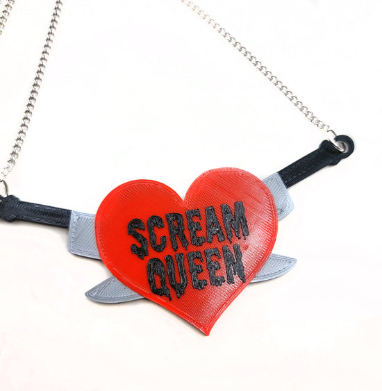 Scream Queen Horror Movie Statement Necklace