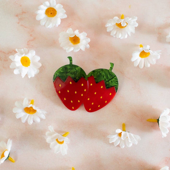 Strawberries French Barrette