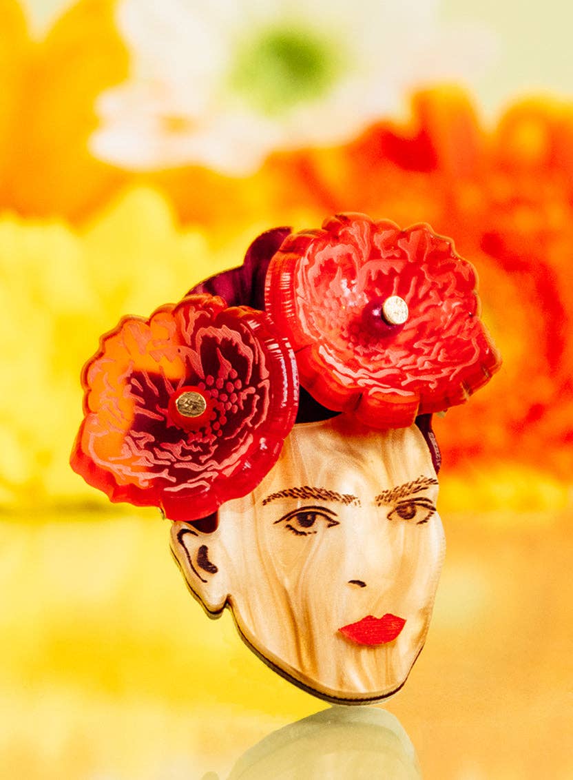 Frida Kahlo Brooch - pre order expected before end July