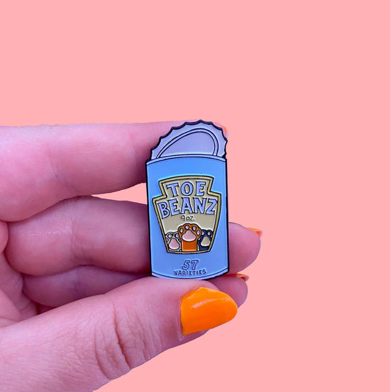 Toe Beans Enamel Pin