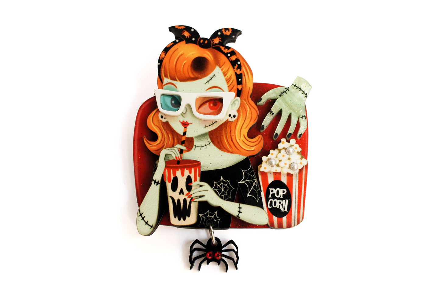 Zombie Girl Brooch