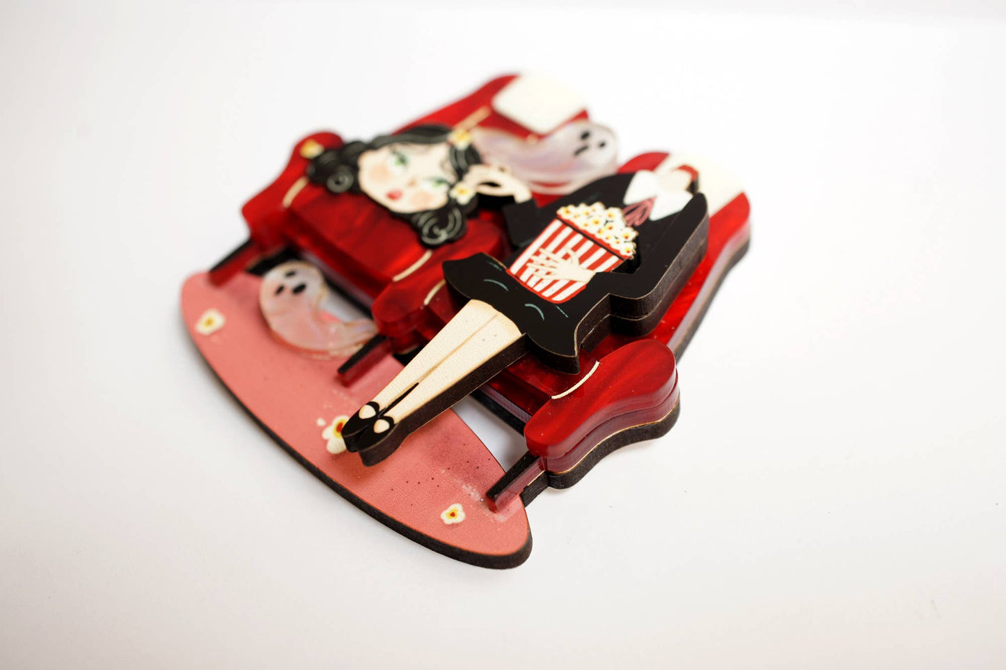 Horror Movie Brooch  - RESERVE NOW (stock expected around 16/9)