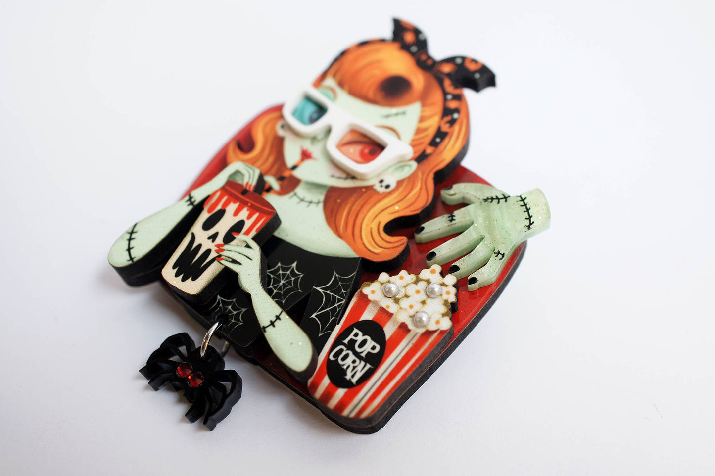 Zombie Girl Brooch
