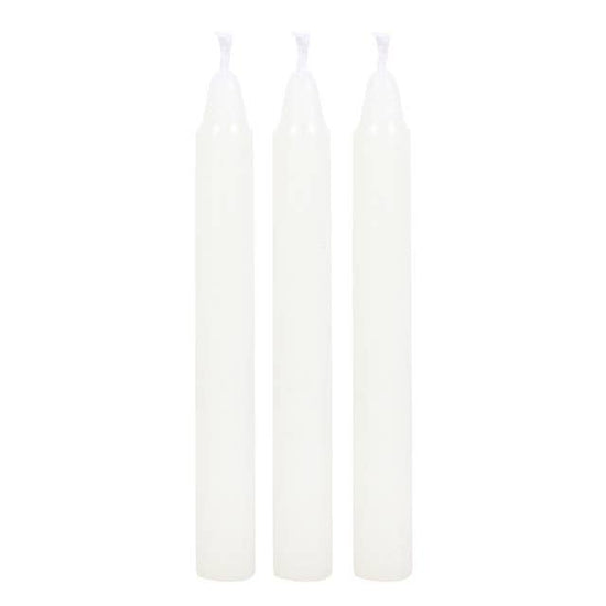 Pack of 12 White Healing Magic Spell Candles