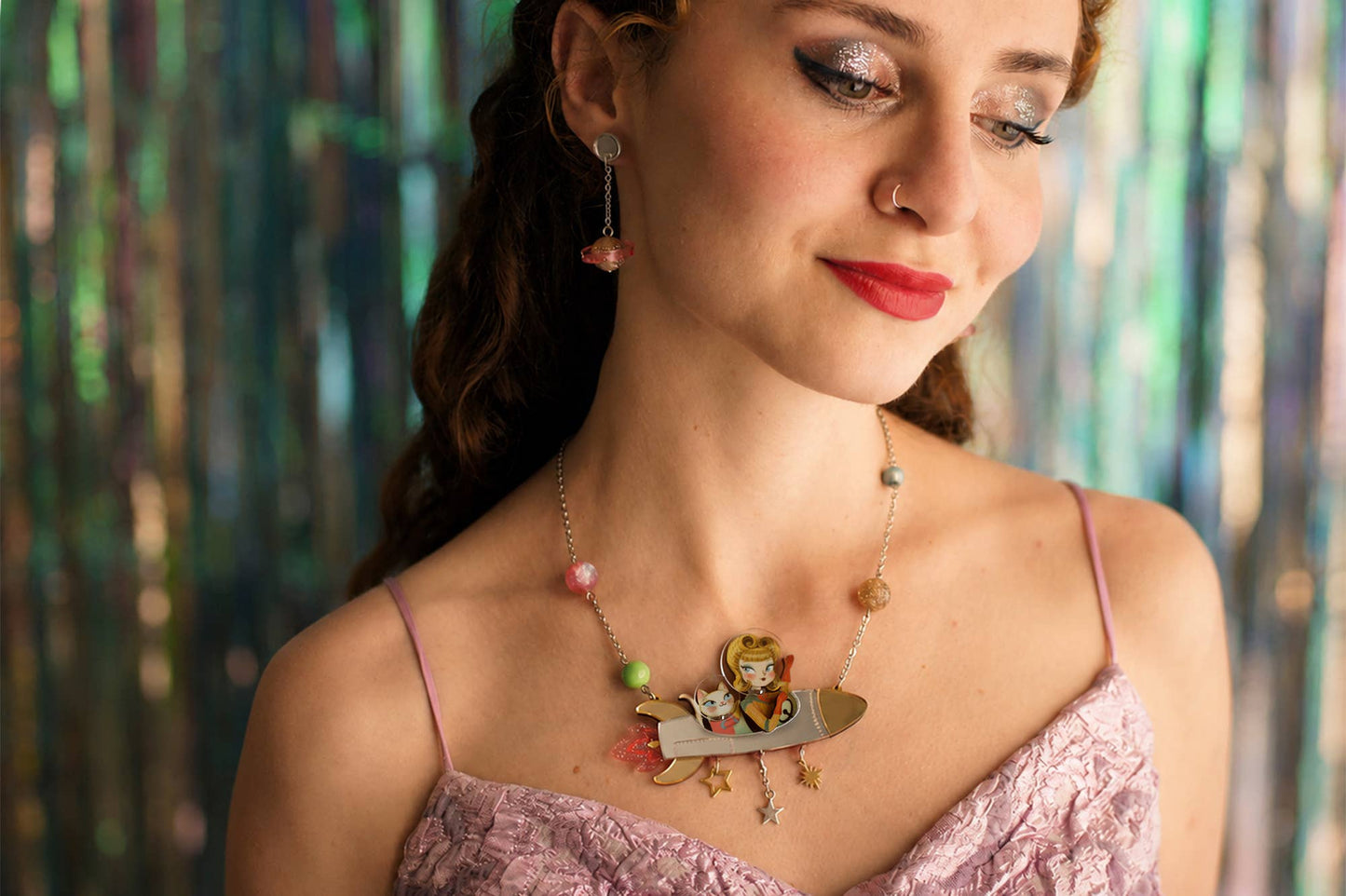 Space Rocket Necklace - expected 24th June